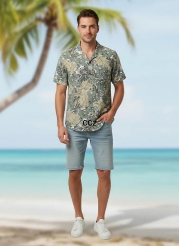 1 Koszula-hawajska-palmy-liscie-zielono-bezowa-wakacyjny-hit-Casual 1.jpg