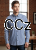Granatowa koszula w drobną kratkę długi rękaw rozmiar 39.png