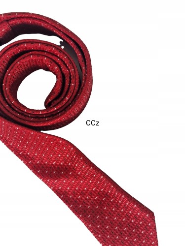 Elegancki-krawat-meski-gladki-w-bordowym-kolorze-z-subtelnymi-kropkami.jpeg