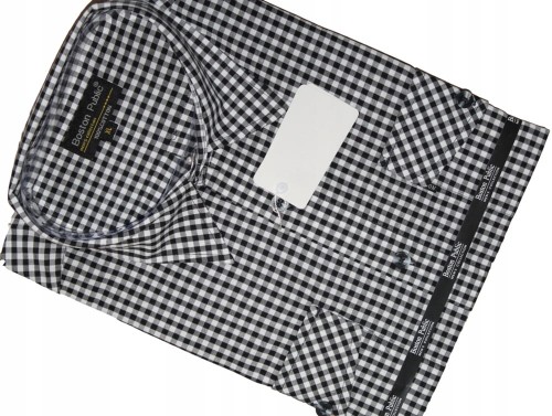 Bawełniana Modna Koszula Męska w Kratkę Elegancja na Co Dzień1.jpeg