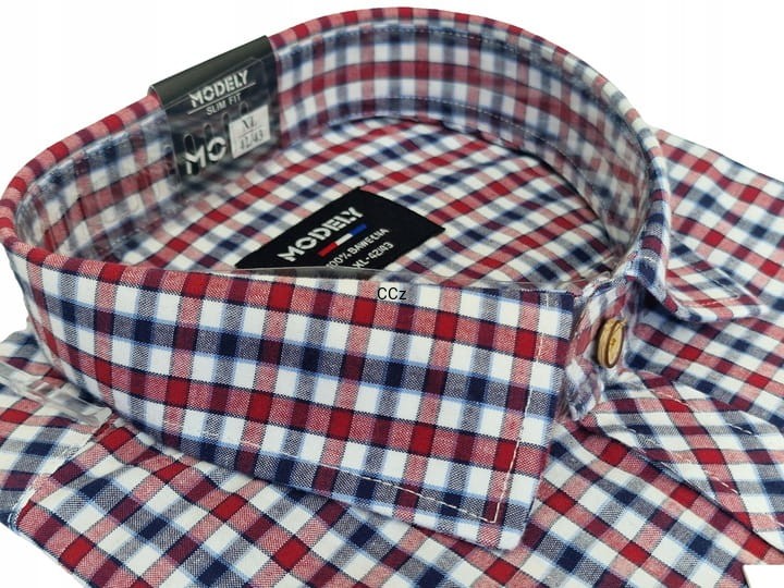 Koszula-Meska-bawelniana-krotki-rekaw-kratka-czerwona-pepitka-rozmiar-45-Rozmiar-XXL.jpeg