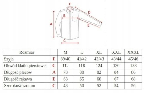 Tabelka Swobodna-Koszula-flanelowa-w-granatowym-kolorze-z-bialym-wzorem-kratki-42-Kolor-niebieski.jpeg