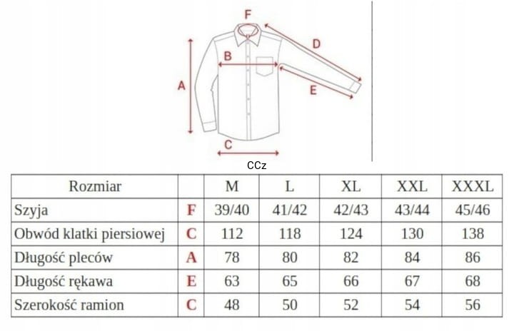 Tabelka Swobodna-Koszula-flanelowa-w-granatowym-kolorze-z-bialym-wzorem-kratki-42-Kolor-niebieski.jpeg