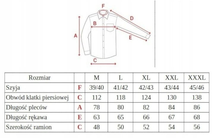 Tabelka Swobodna-Koszula-flanelowa-w-granatowym-kolorze-z-bialym-wzorem-kratki-42-Kolor-niebieski.jpeg