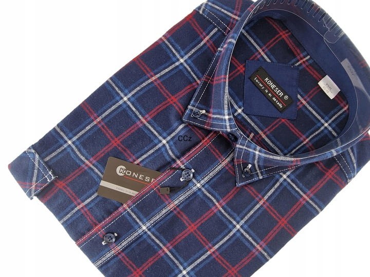 Wygodna-Granatowa-Koszula-w-Bordowa-Kratke-Komfort-i-Styl-rozmiar-42-Rozmiar-XL.jpeg