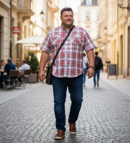 Duża Elegancka-Koszula-Meska-Ceglasta-Kratka-Idealna-na-Kazda-Okazje-rozmiar-47.jpeg